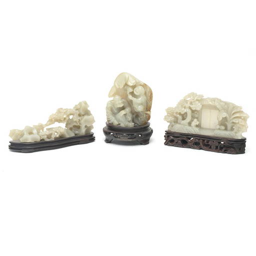 Group Of Chinese Jade Carvings