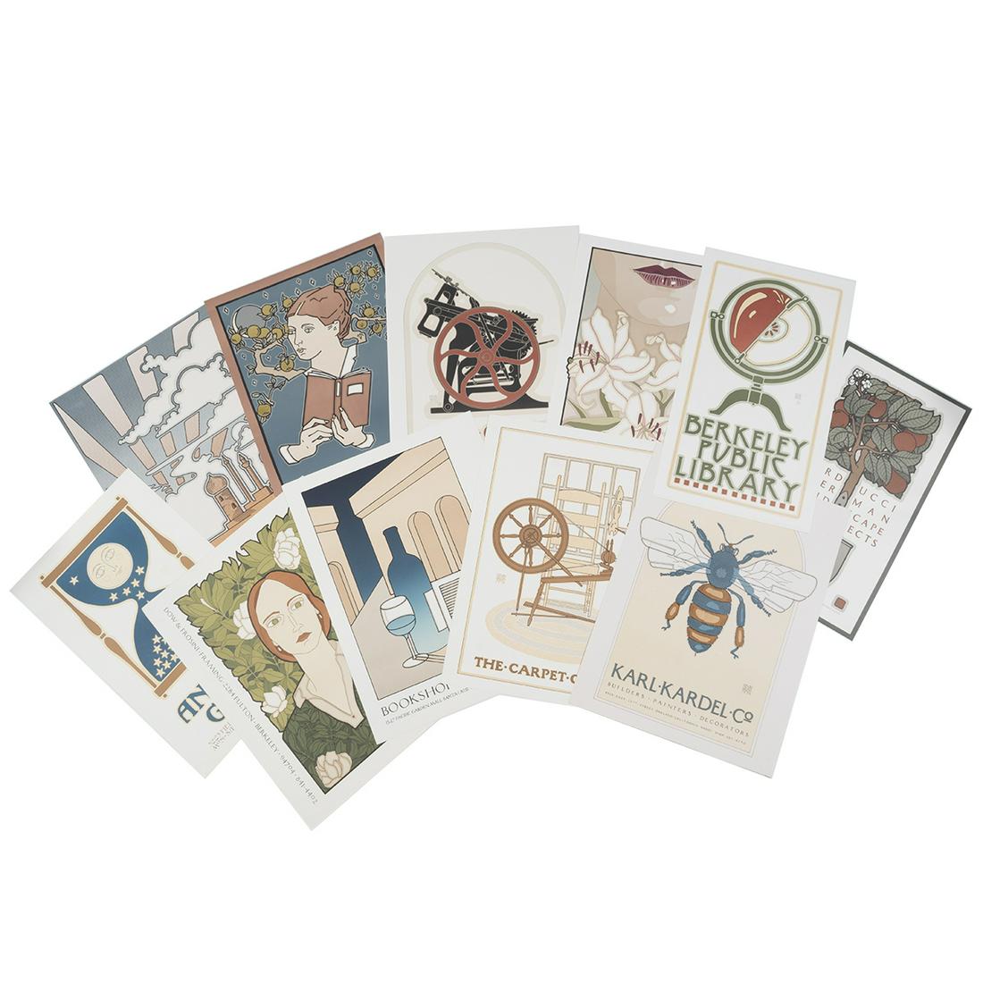 David Lance Goines, eleven lithographs (1 of 3)