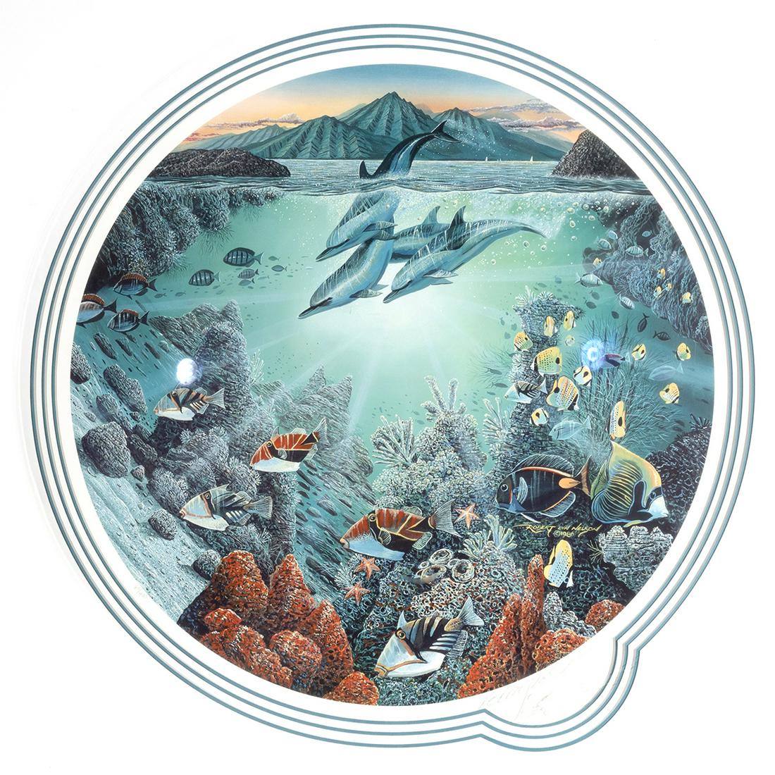 Robert Lyn Nelson, Honolua Bay of Piilani, lithograph (1 of 3)