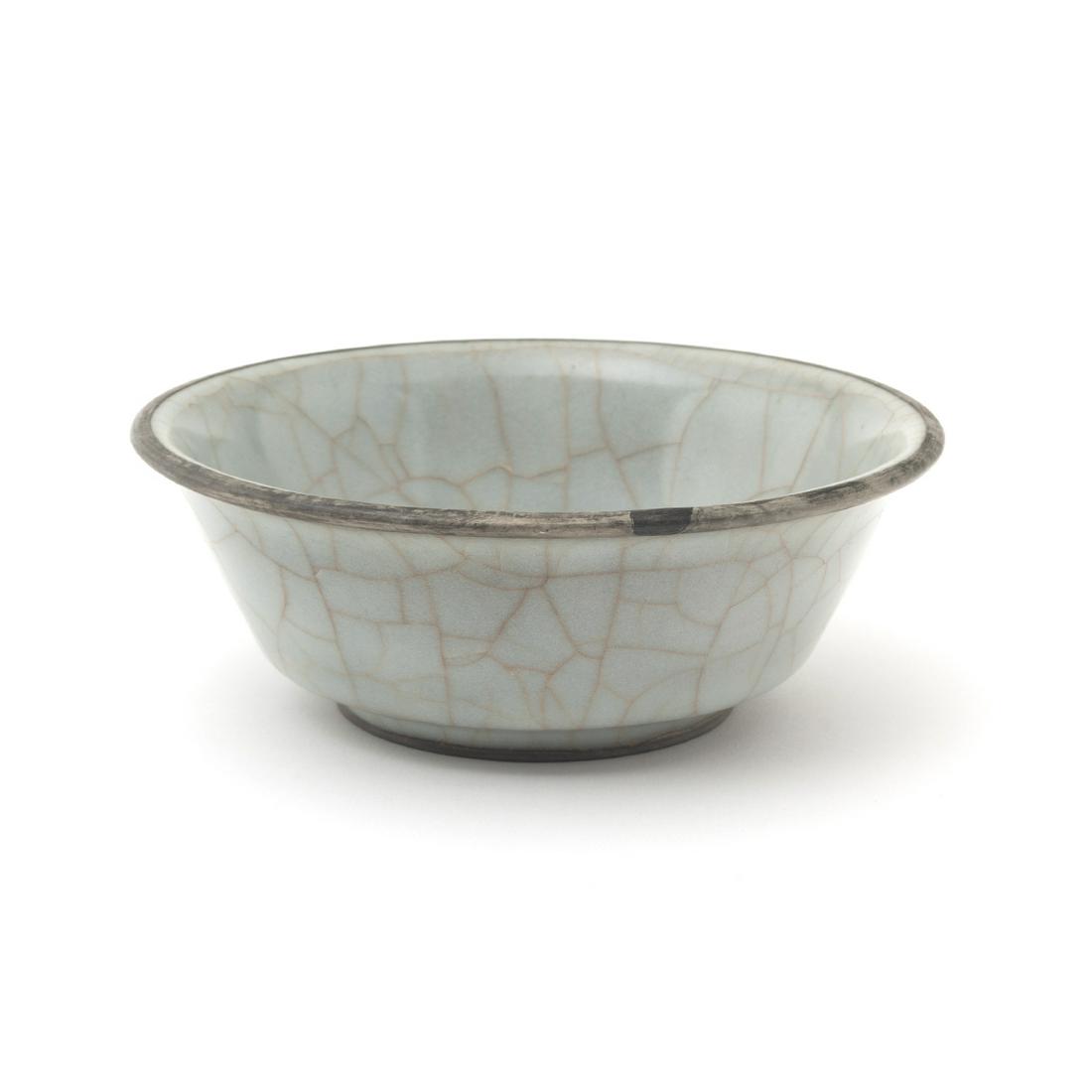 Chinese Outstanding Inscribed Guan-Type Bowl (1 of 3)