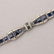 5: ART DECO FRENCH PASTE S/S BRACELET W/ ORIGINAL BOX.