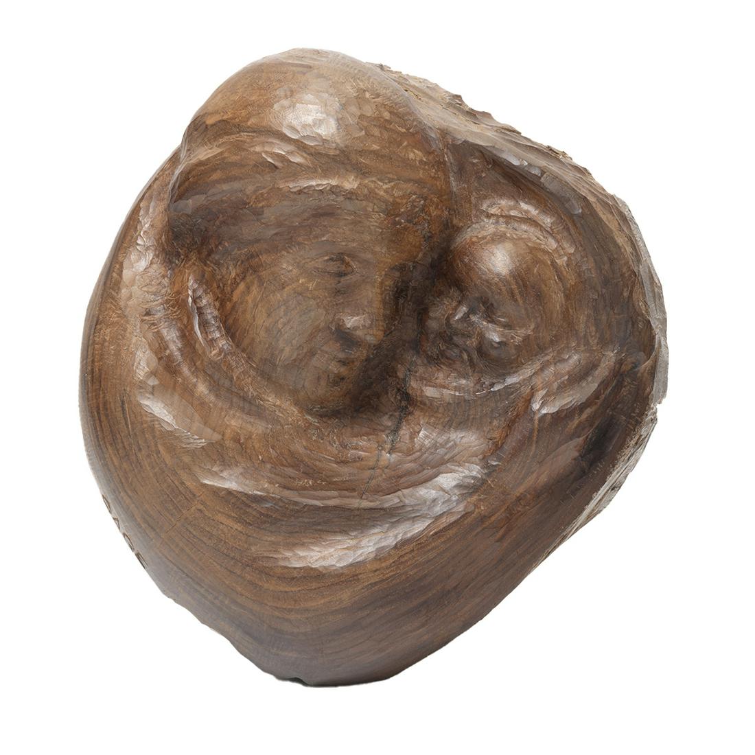 Robert Merell Gage Carved Redwood Figural Sculpture (1 of 3)