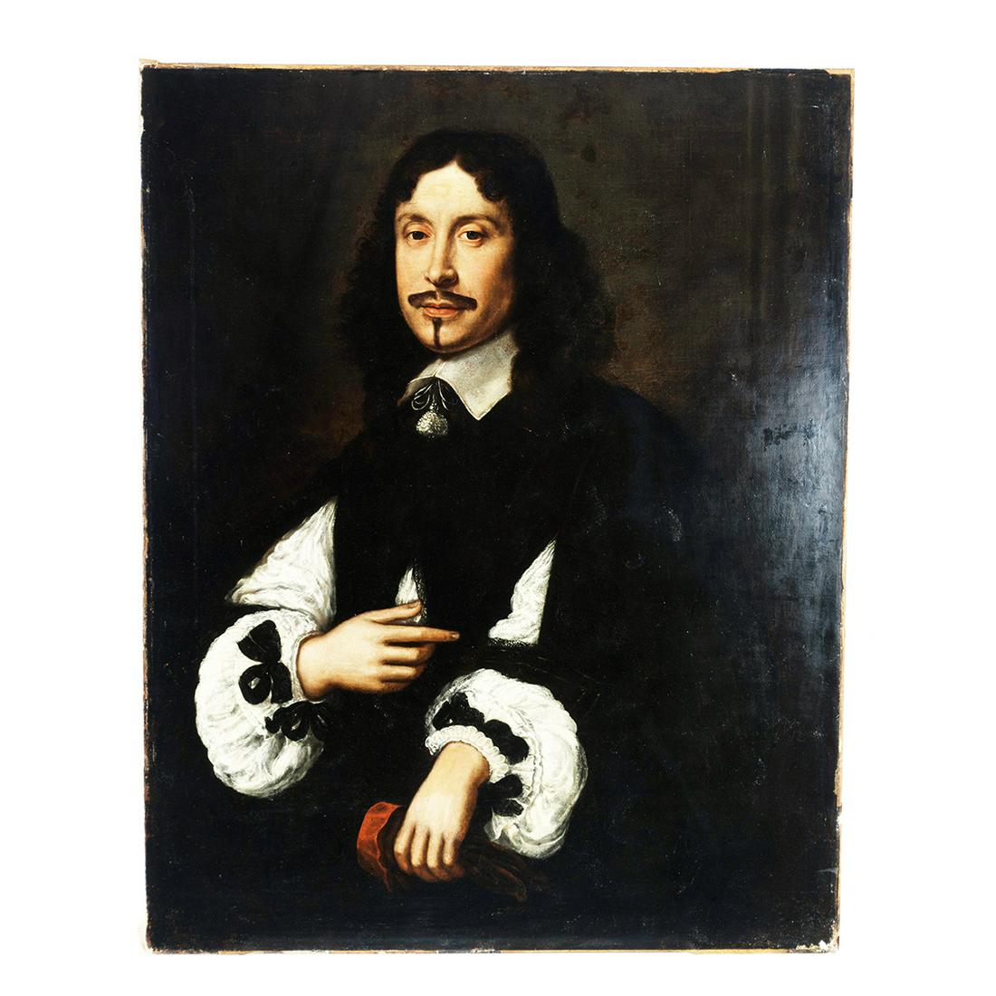 Dutch School, Portrait of Man, oil (1 of 2)