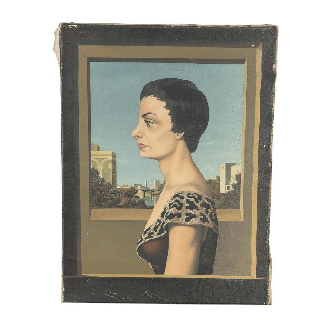 Jose Manuel Capuletti, Maria del Pilar in Venetian, oil (1 of 4)