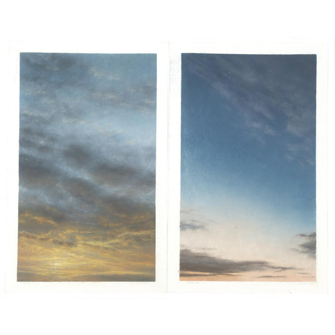 Gene Peebles, Two Pastel Landscapes (1 of 4)