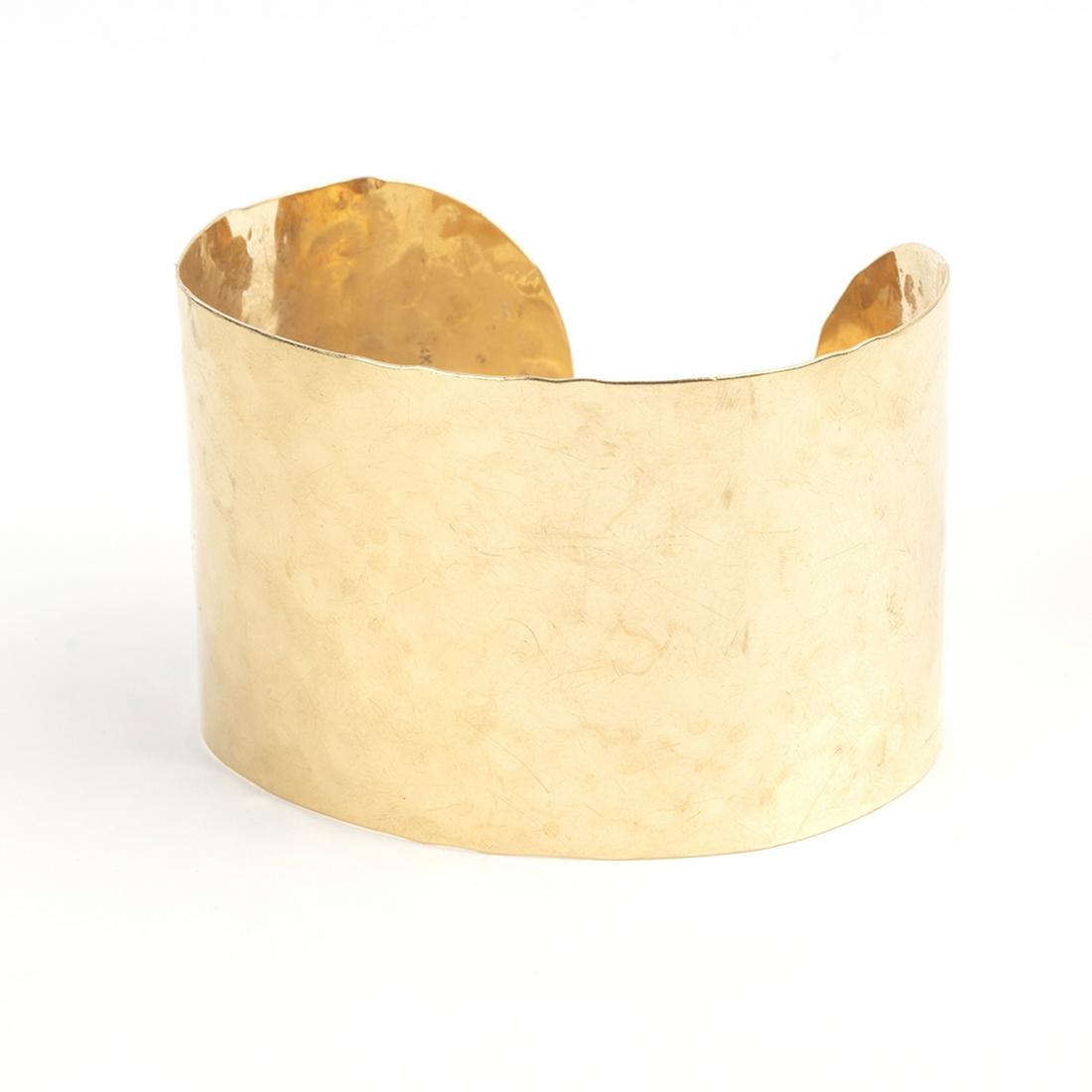 14k Yellow Gold Cuff Bracelet. (1 of 3)