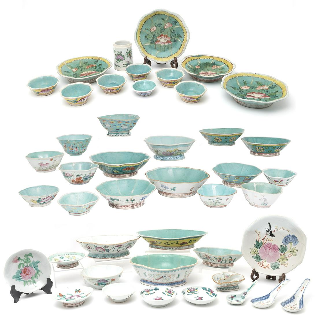 Group of Asian Style Ceramic Plates, Bowls, etc. (1 of 4)