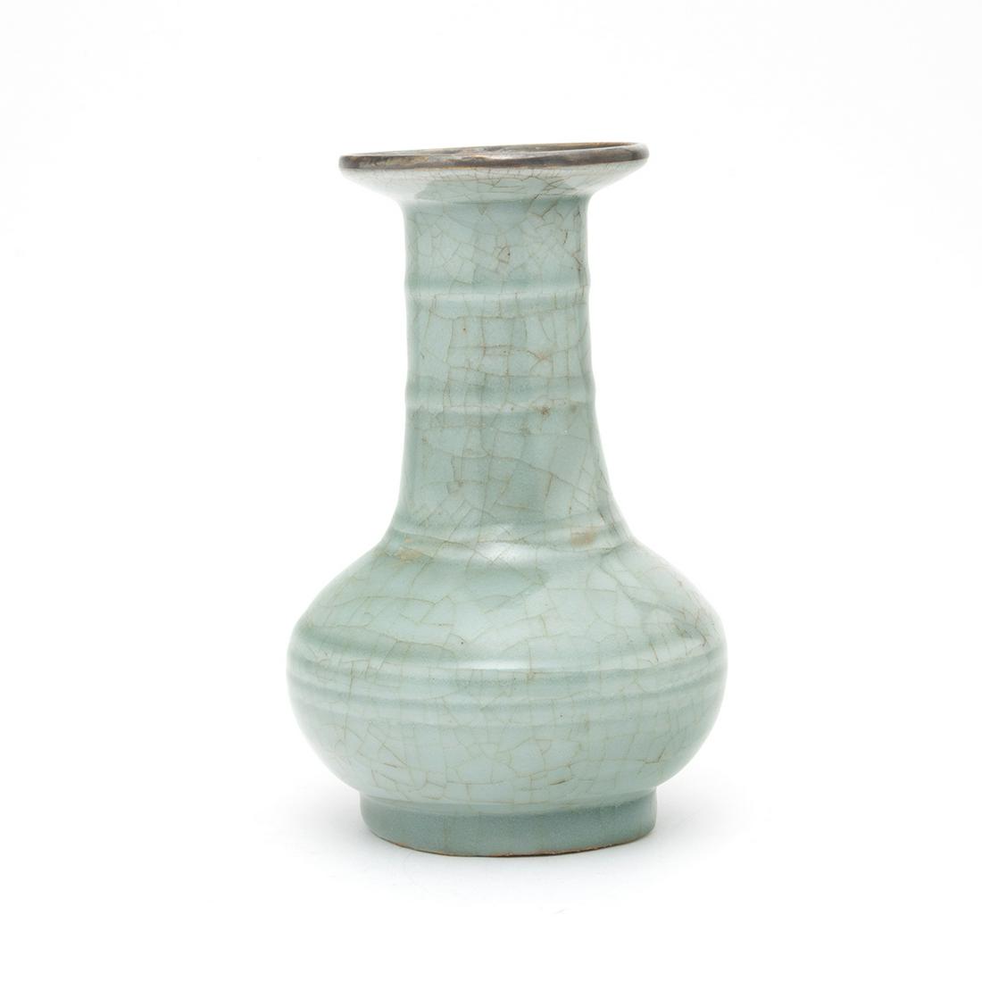 Chinese Inscribed Longquan Guan-Type Vase (1 of 3)