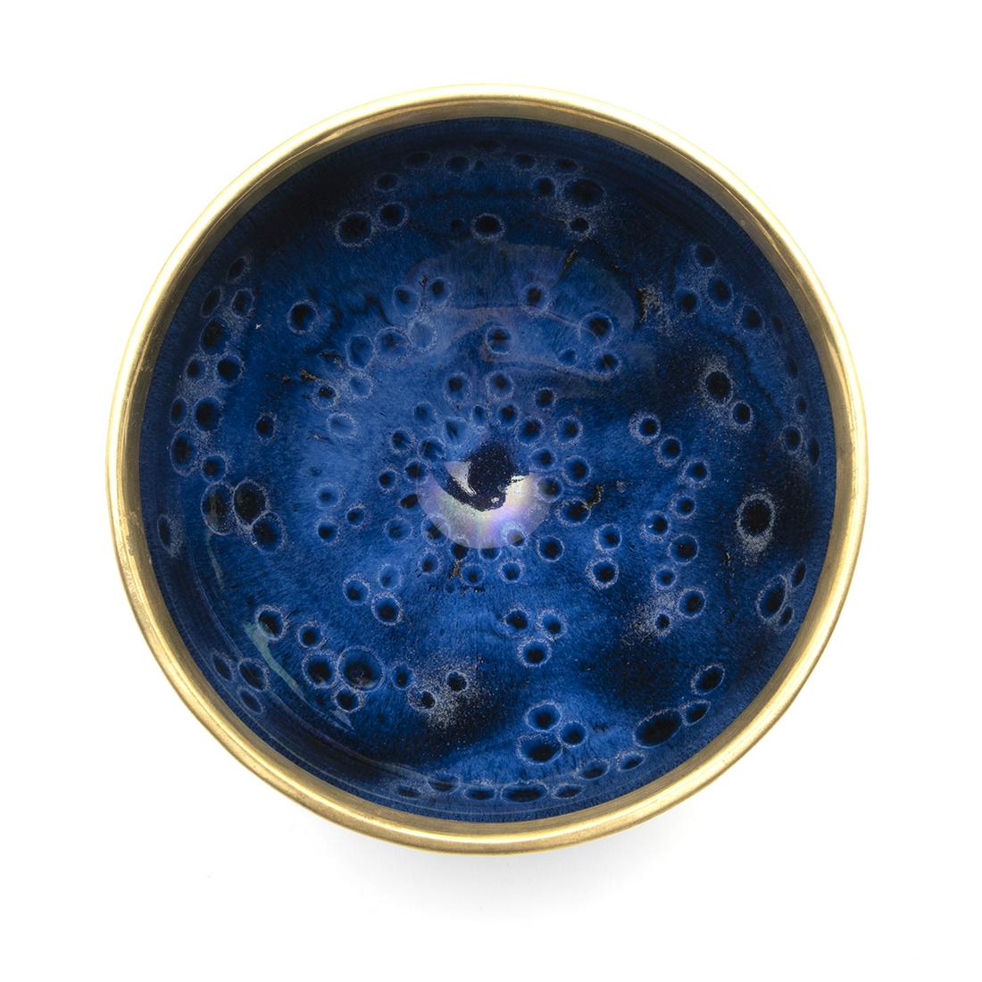 Chinese Rare Jian Blue Spotted Tea Bowl (1 of 4)