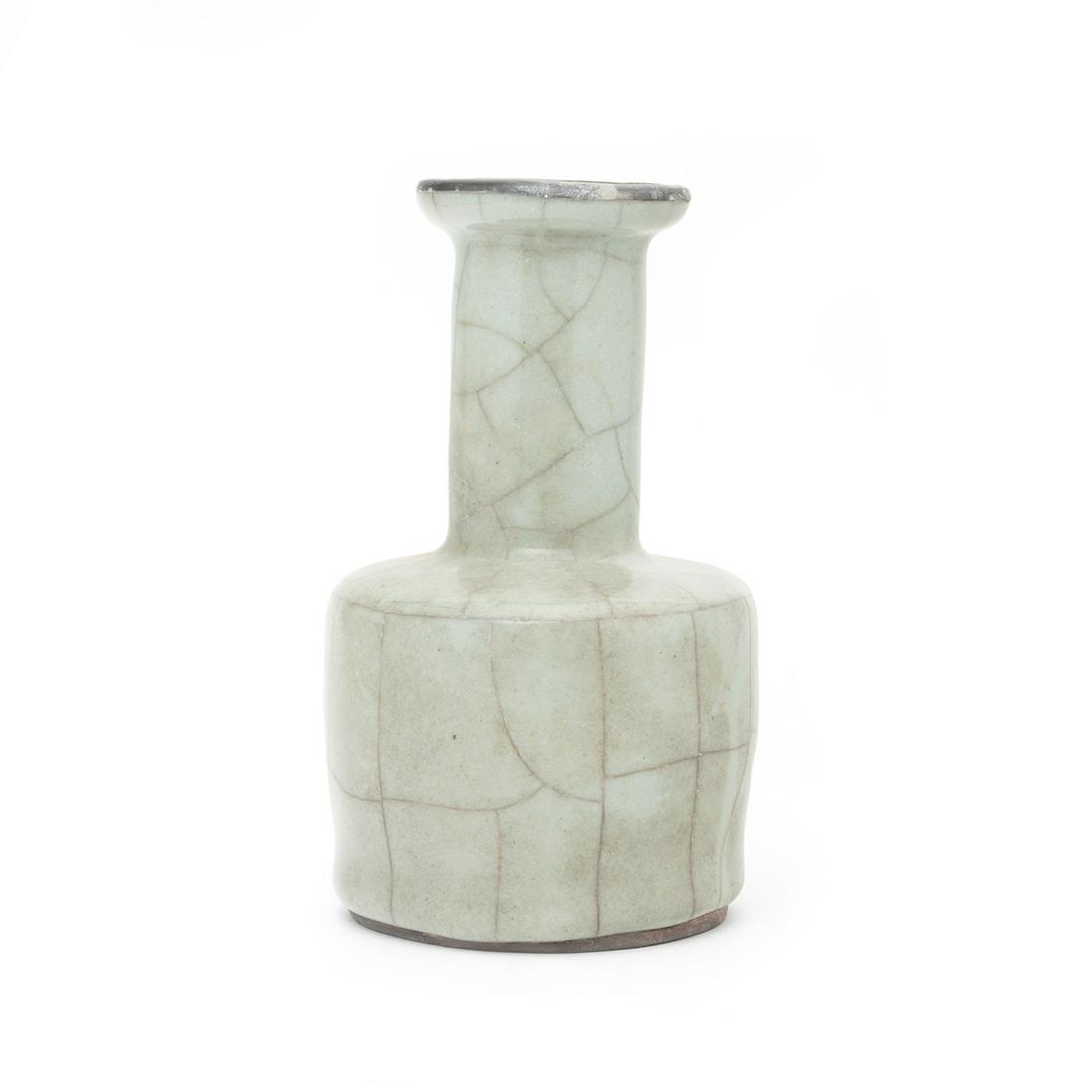 Chinese Inscribed Guan-Type Mallet Vase (1 of 3)