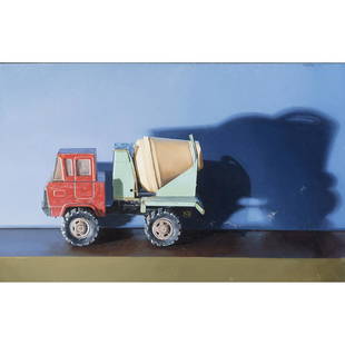 Michael Beck, Primary Load, oil on canvas: MICHAEL BECK (American, born 1943), "Primary Load," 2006, oil on canvas, (approximate dimensions - canvas (sight): 13 1/4 x 20 1/2 inches); titled, signed, and dated lower edge, gallery labels on canv