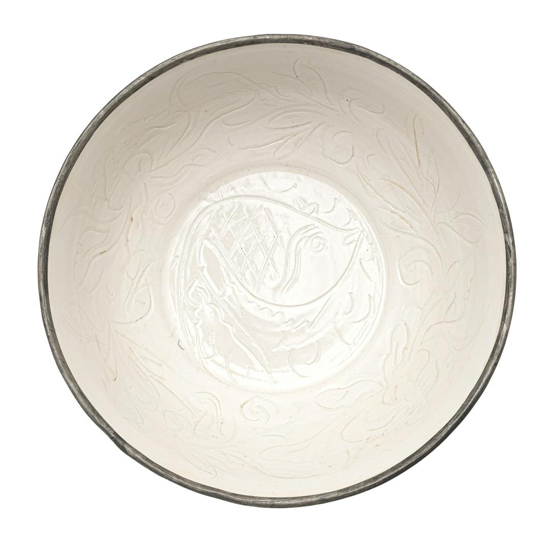 Chinese Ding-Type Carved Bowl (1 of 3)