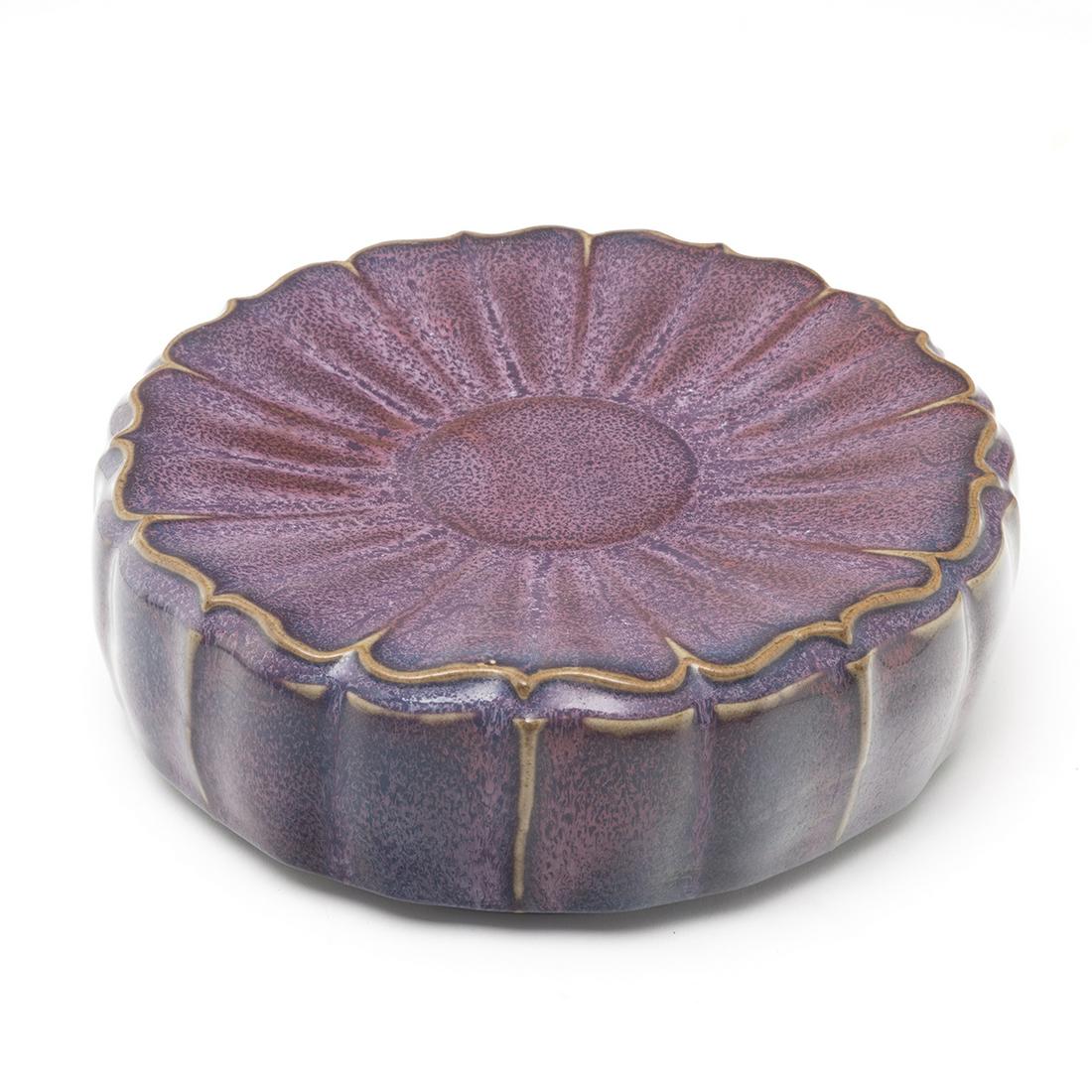 Chinese Jun 'Lotus' Ink Stand (1 of 3)