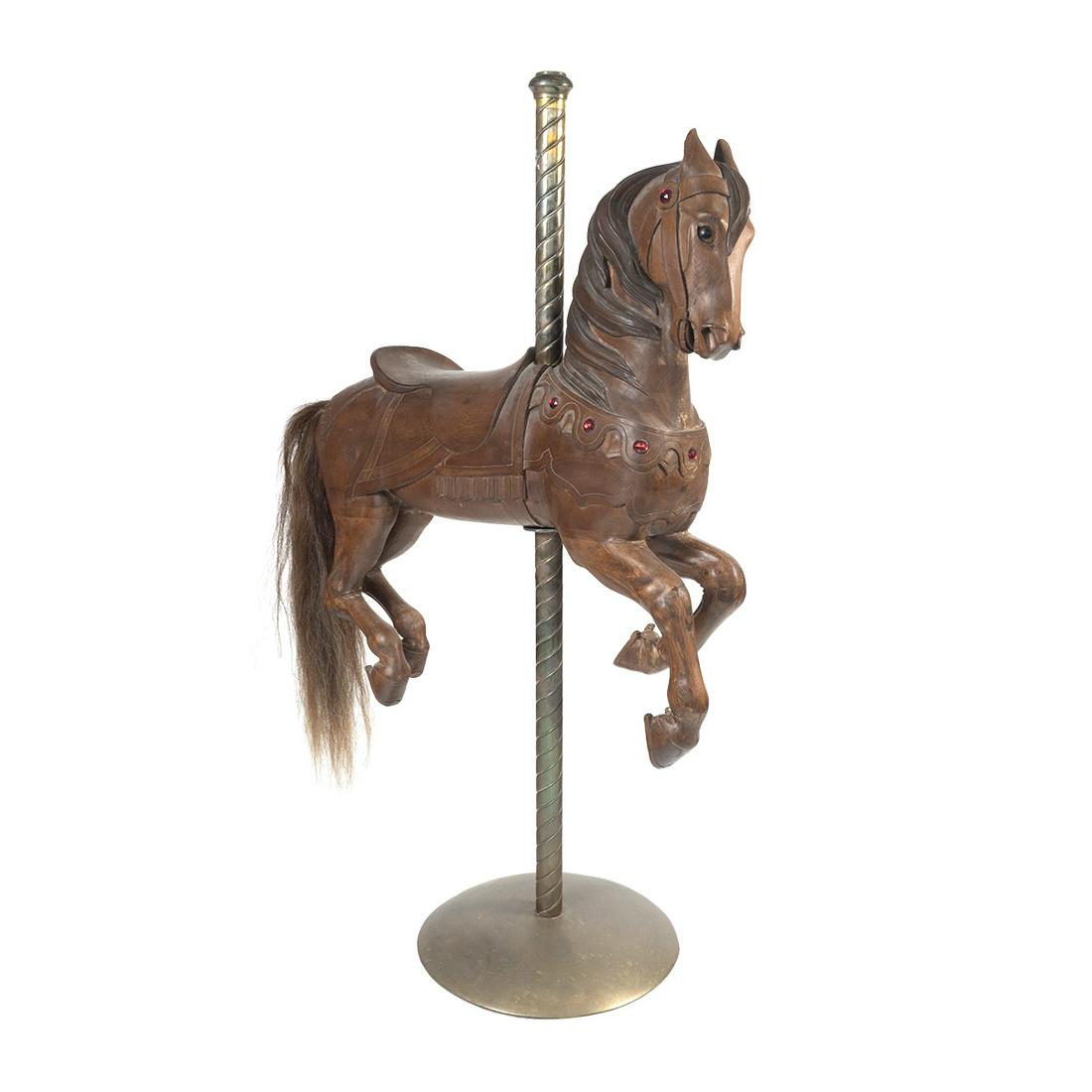 Wood Carousel Jumper Horse, Stein and Goldstein, 1908 (1 of 2)