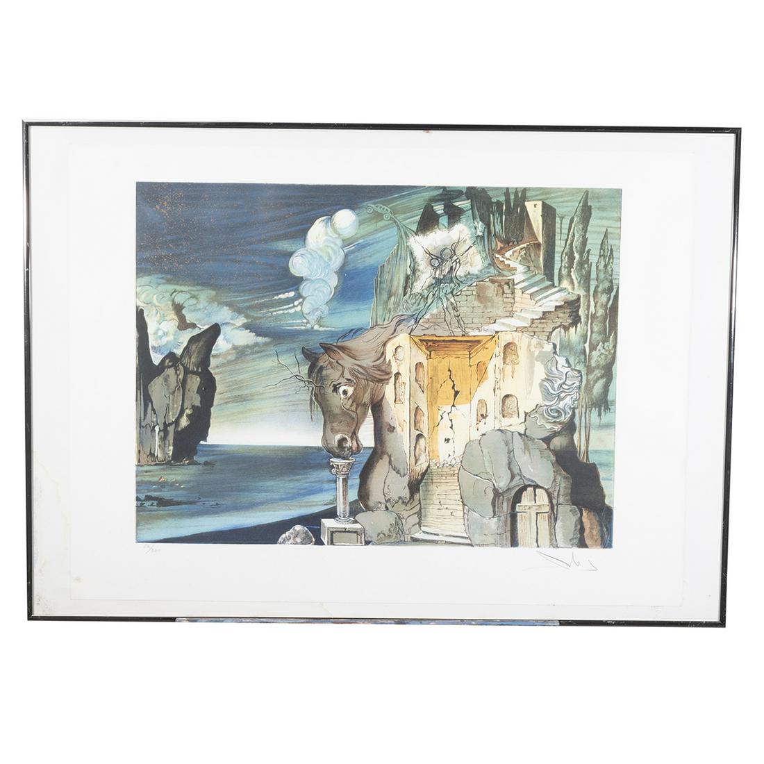 Salvador Dali, Le Tristan Sauvage, lithograph (1 of 3)