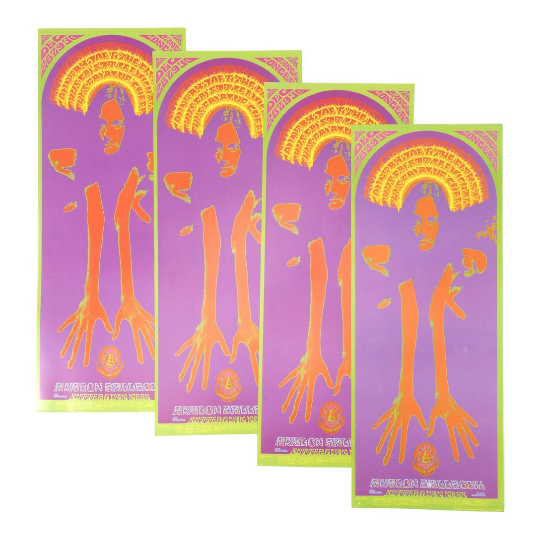 Bob Schnepf, Four Family Dog Concert Posters, 1967 (1 of 3)