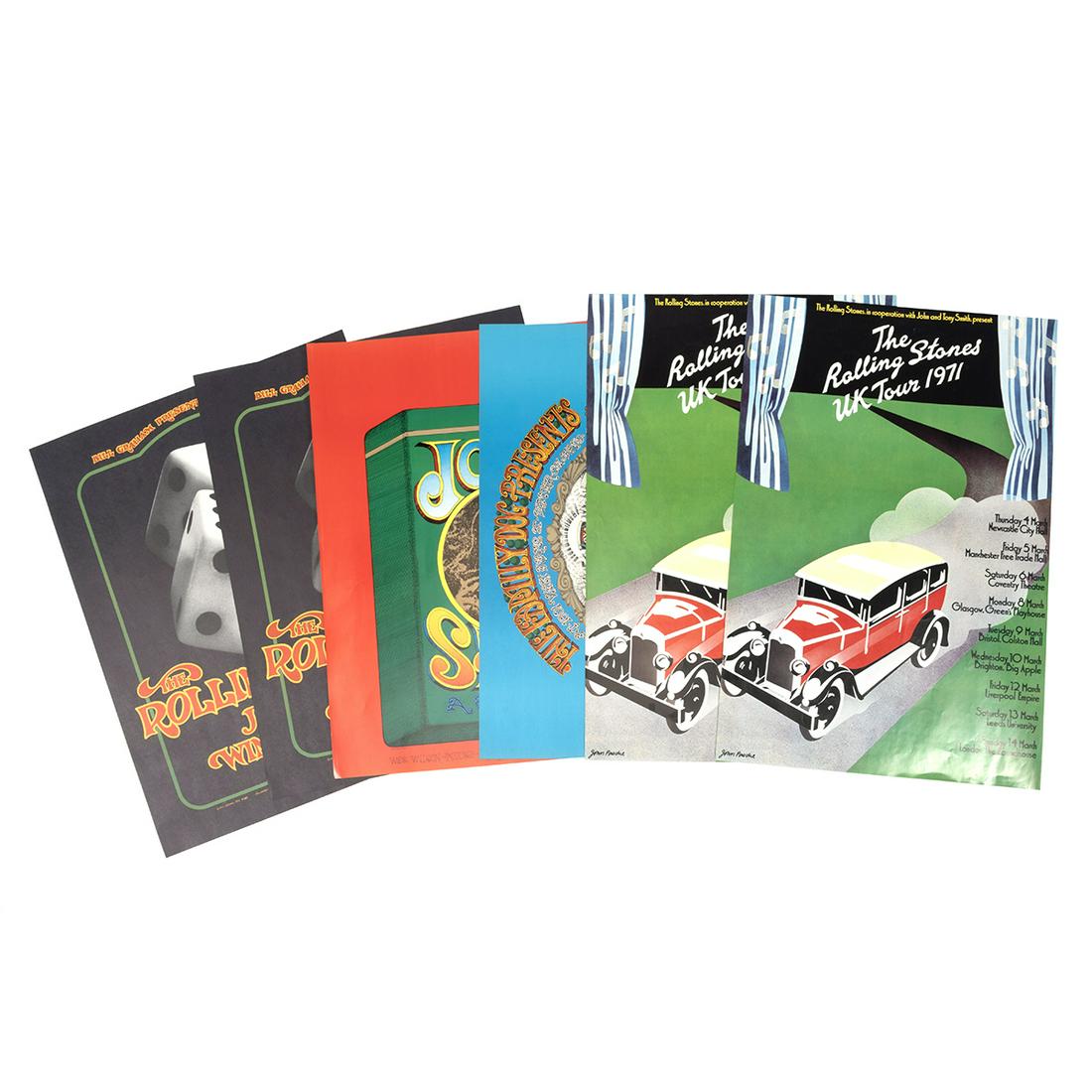 Six Psychedelic Posters, Including Big Brother (1 of 3)