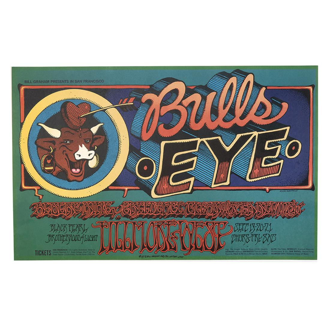 Albert King and CCR BG 137 Bulls Eye Poster (1 of 1)