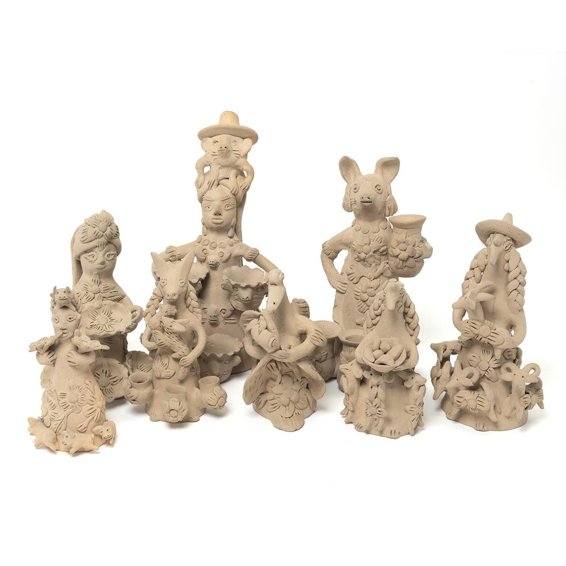 Teodora Blanco Group of Pottery Figures (1 of 2)
