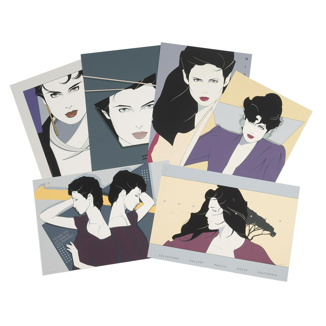 Patrick Nagel, six Mirage Editions silkscreens (1 of 2)