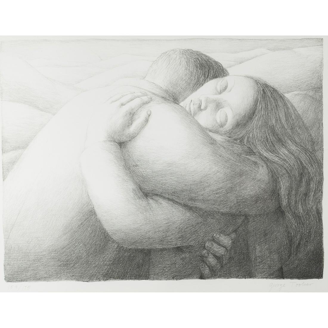 George Tooker, Lovers, lithograph (1 of 4)