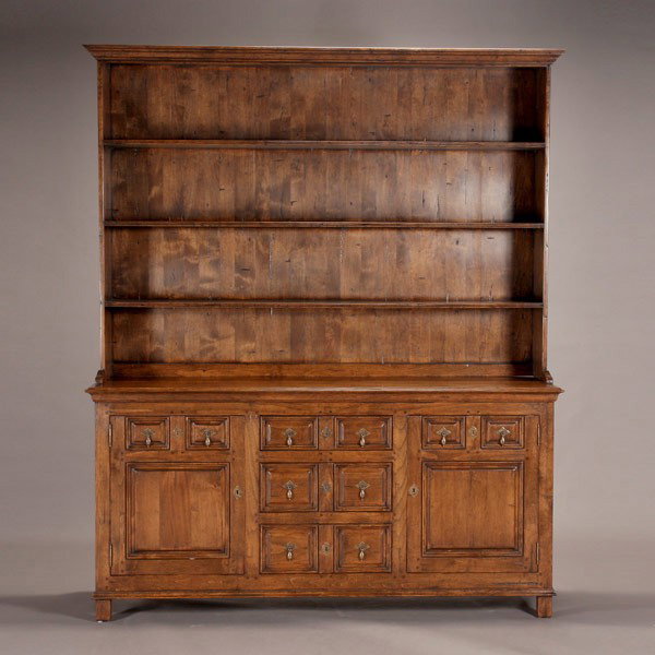 French Provincial Style Buffet with Hutch: French Provincial Style Buffet with Hutch, Melrose Collection by Guy Chaddock & Co. {Dimensions 88 x 73 x 20 inches}