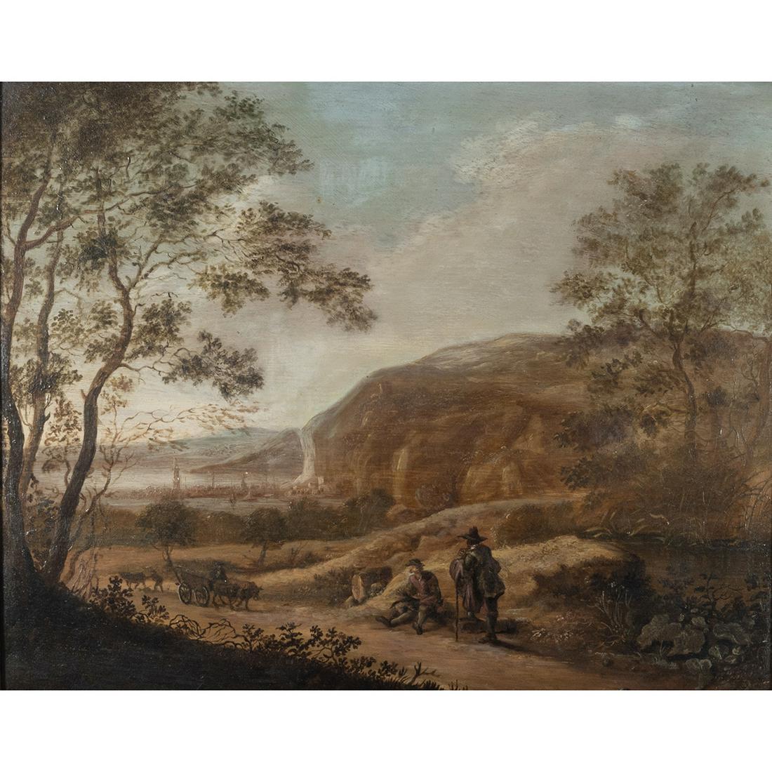 Anthony Jansz Van Der Croos, Landscape, oil (1 of 2)