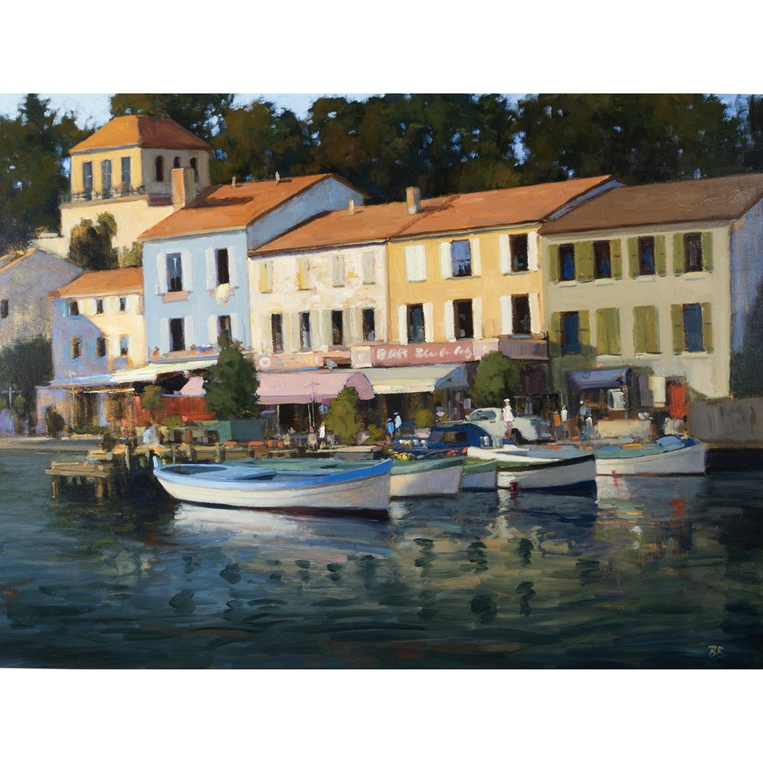 Brian Blood, Fishing Boats, oil on canvas (1 of 4)