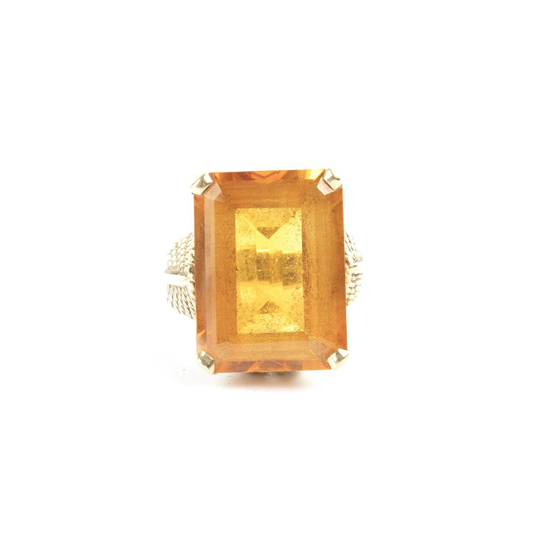 Citrine, 10k Yellow Gold Ring. (1 of 3)