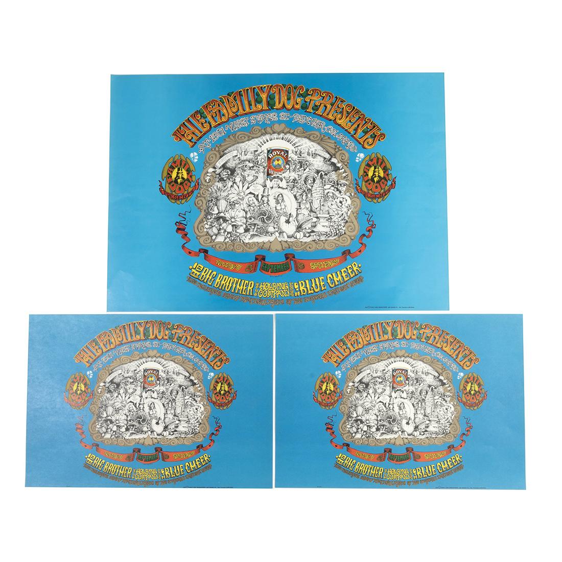 Rick Griffin, three West Evans Denver, CO, Posters (1 of 3)