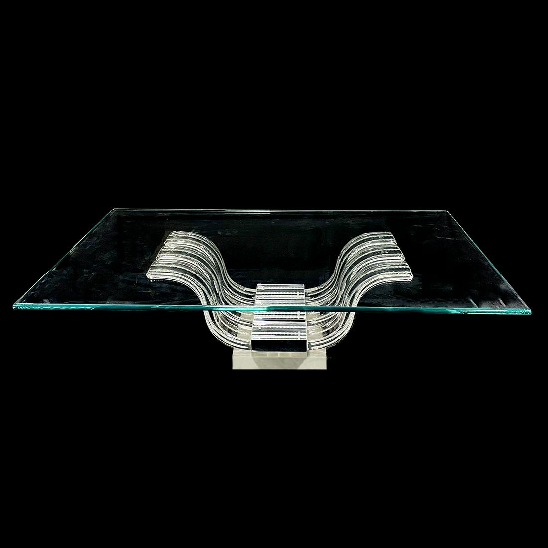 Lalique Crystal Perls dâ€™Eau Coffee Table (1 of 2)