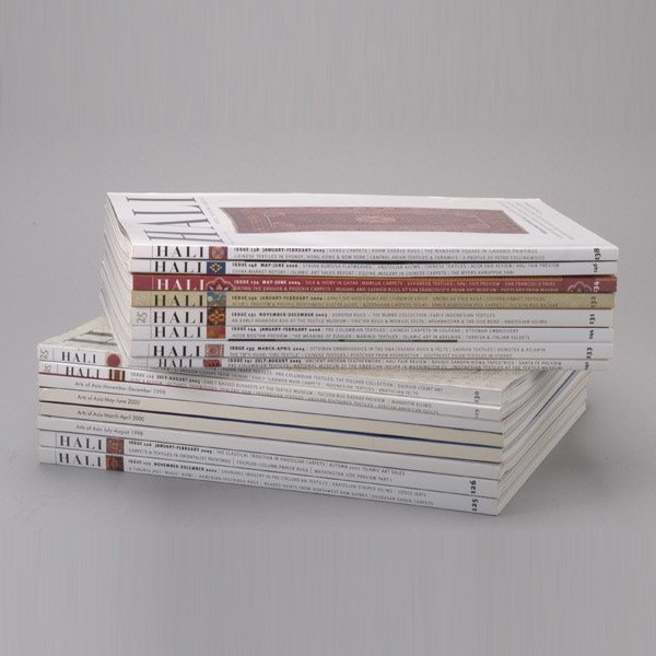 Group of 50 Hali Textile Magazines: Group of 50 Hali Textile Magazines, Carpets, textiles and Islamic art, 2000-2006,