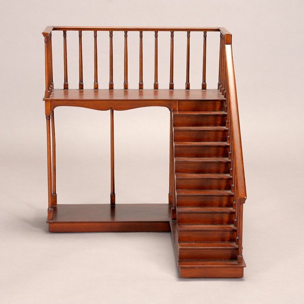 Architectural Model of a Staircase and Landing: Architectural Model of a Staircase and Landing, 241/2 x 22 x 22 inches.
