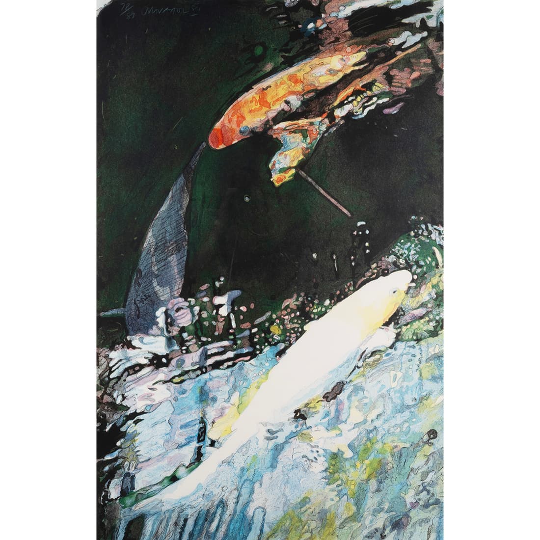 Joseph Raffael, Shadow Light, lithograph (1 of 3)