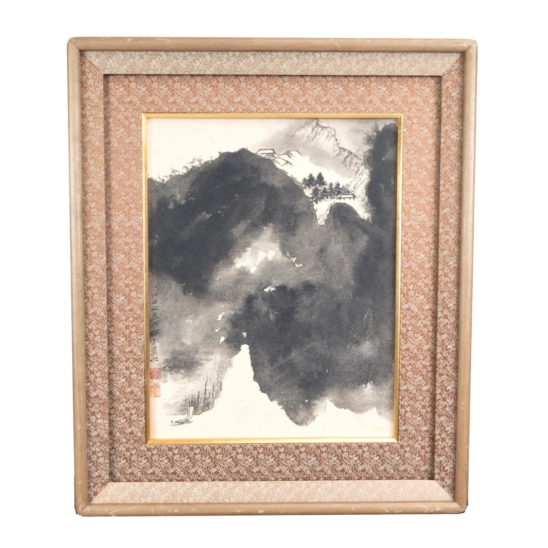 Attrib. to He Haixia: Framed Painting (1 of 2)