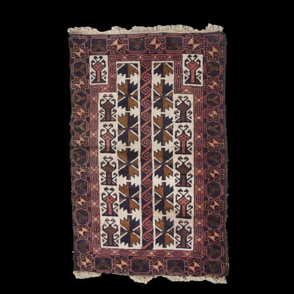 Belouch Rug: 2 feet 8 inches x 4 feet 5 inches: Belouch Rug {Size approximately 2 feet 8 inches x 4 feet 5 inches}