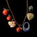 3302: 7 MULTI-STONE, 18K, 14K METAL JEWELRY ITEMS.