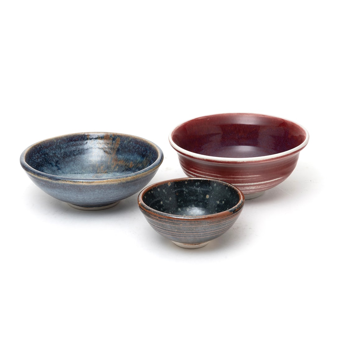Three Otto Heino Pottery Bowls (1 of 4)