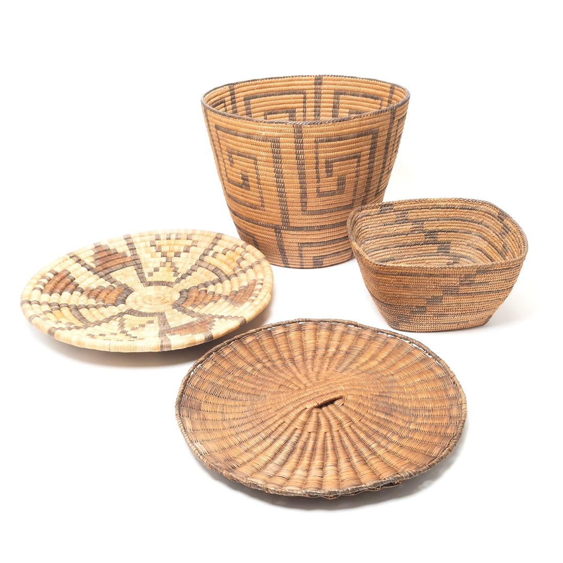 Collection of Native American Baskets, Pima and Hopi (1 of 3)
