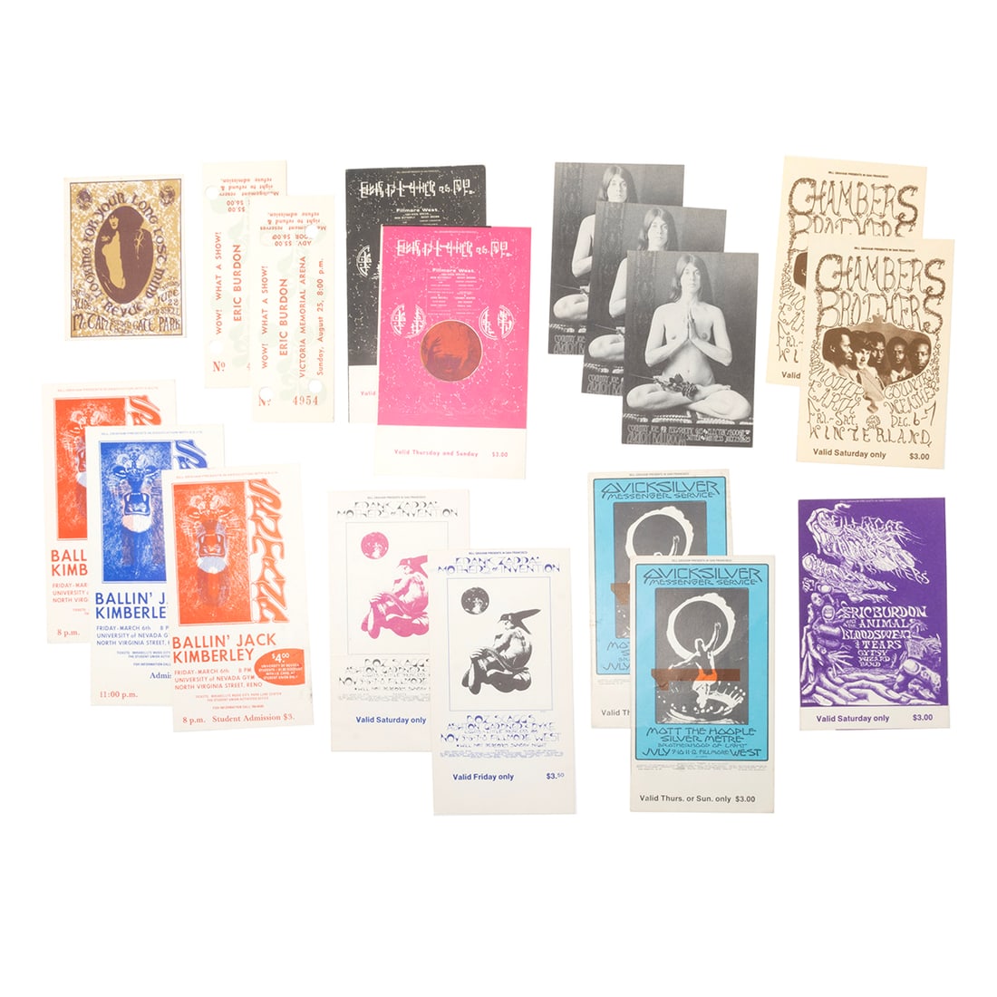 Album with Tickets to Bill Graham Concerts (1 of 4)