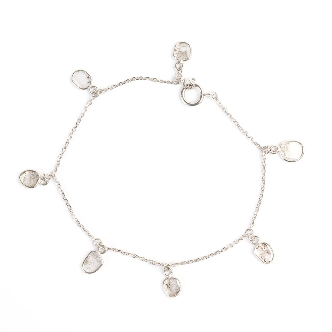 Diamond, 18k White Gold Bracelet. (1 of 3)