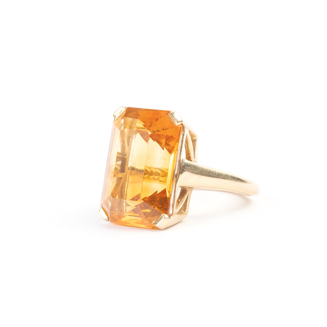 Citrine, 10k Yellow Gold Ring. (1 of 3)