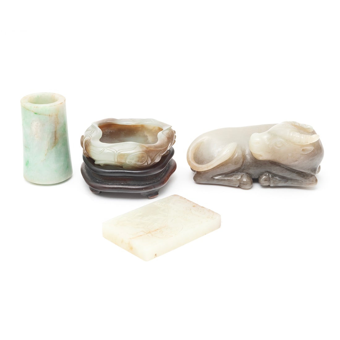 Group of Chinese Jadeite and Jade Carvings (1 of 4)