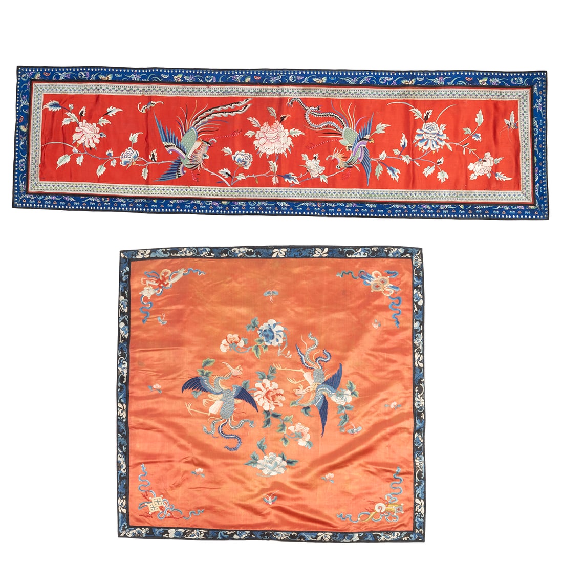 Group of Two Chinese Embroidered Panels (1 of 5)