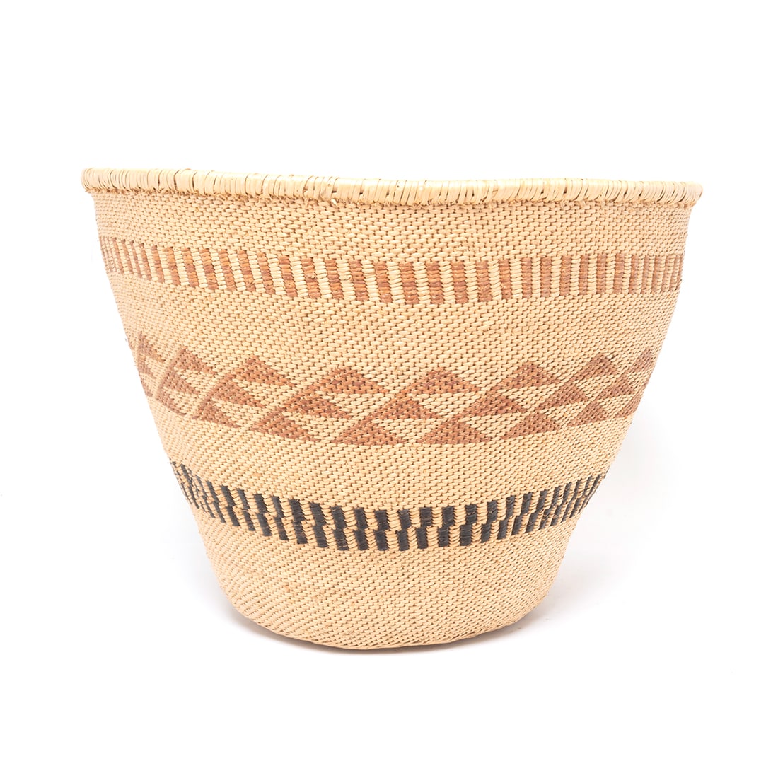 Washoe Large Twined Basket (1 of 3)