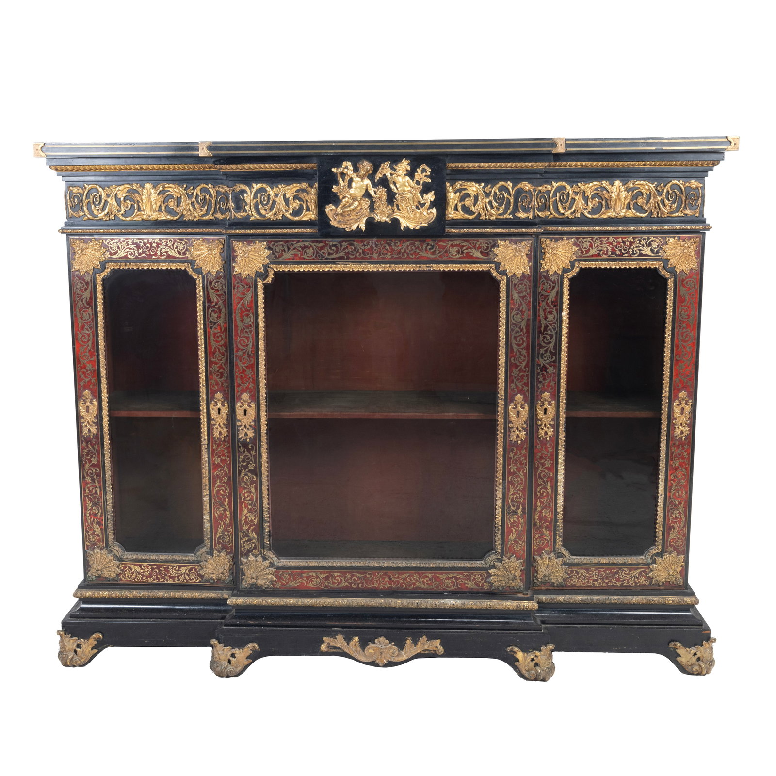 Napoleon III Style Ebonized Cabinet (1 of 4)