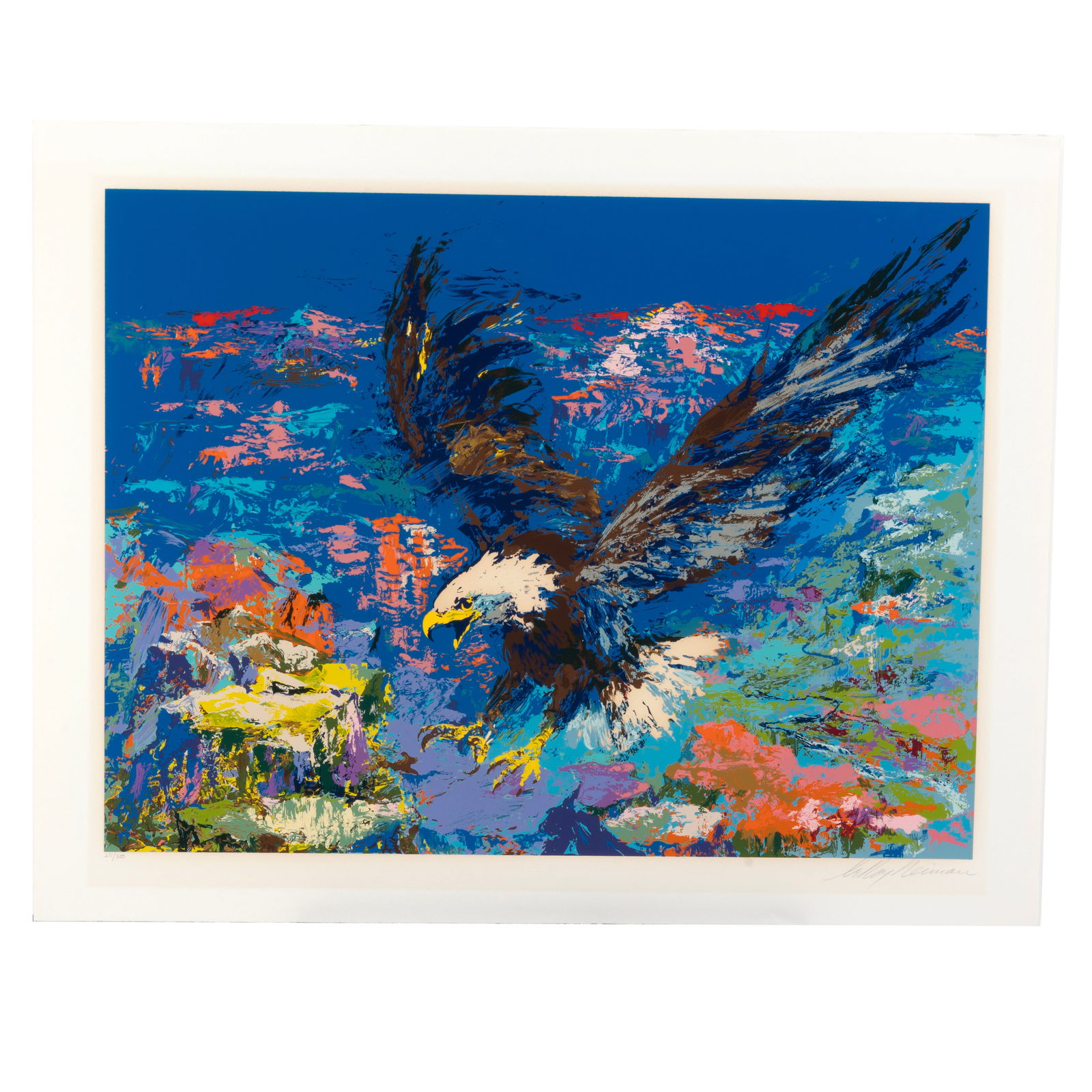 LeRoy Neiman, American Bald Eagle, screenprint (1 of 4)
