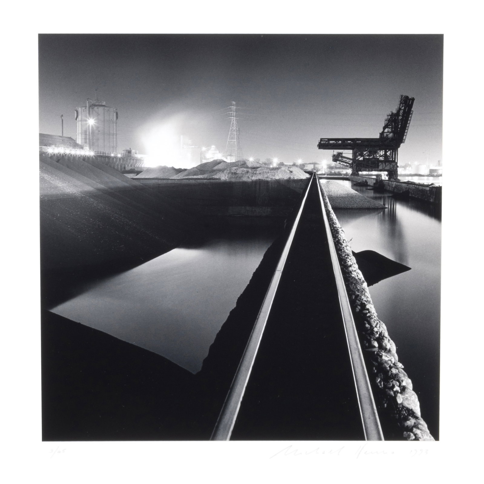 Michael Kenna, The Rouge, photograph: MICHAEL KENNA (American/British, born 1953), The Rouge, Study No. 17, 1993, gelatin silver print, dry mounted, (approximate dimensions - image: 7 5/8 x 7 1/2 inches, mount: 20 x 16 inches); edition lo