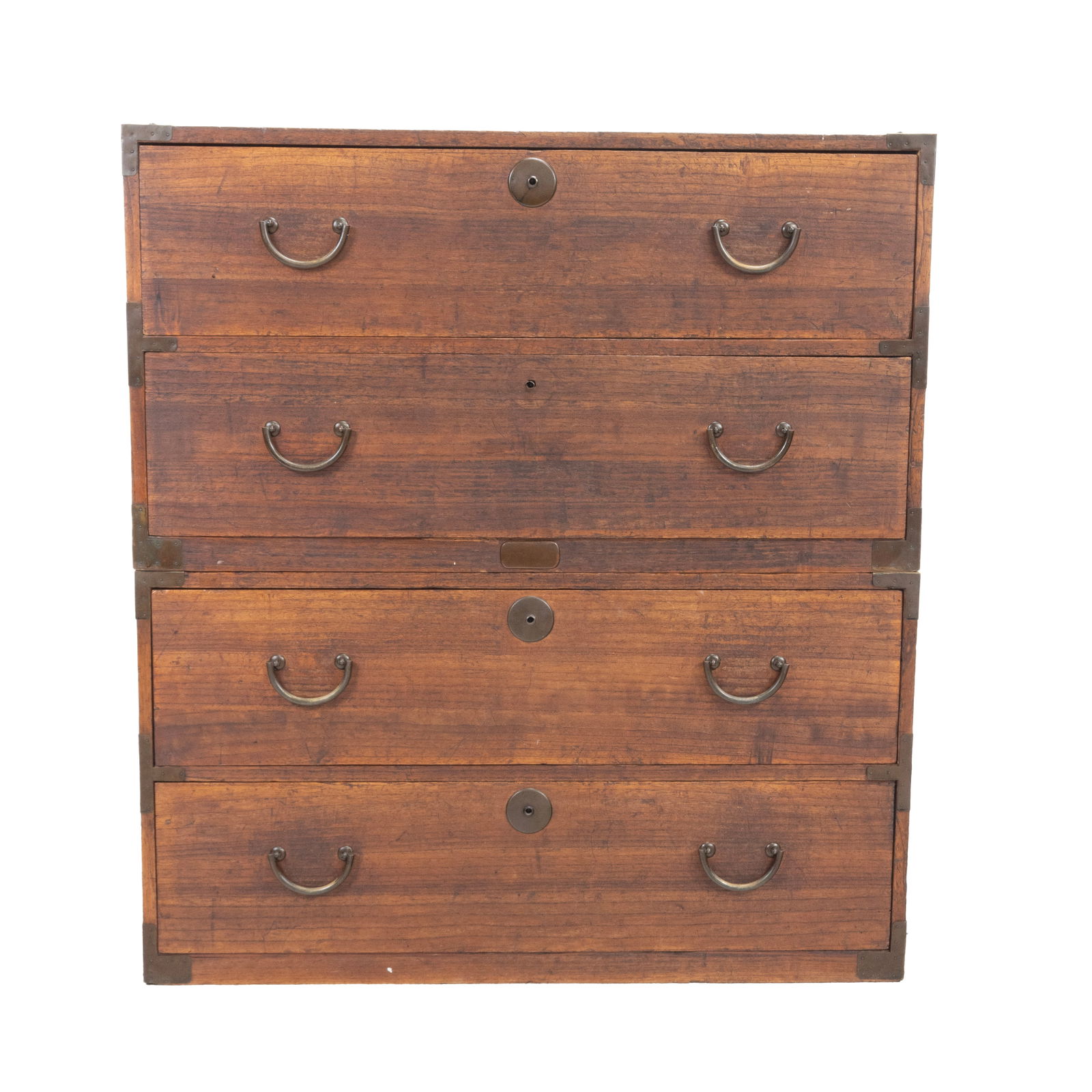 Japanese Two Sections Tansu (1 of 3)