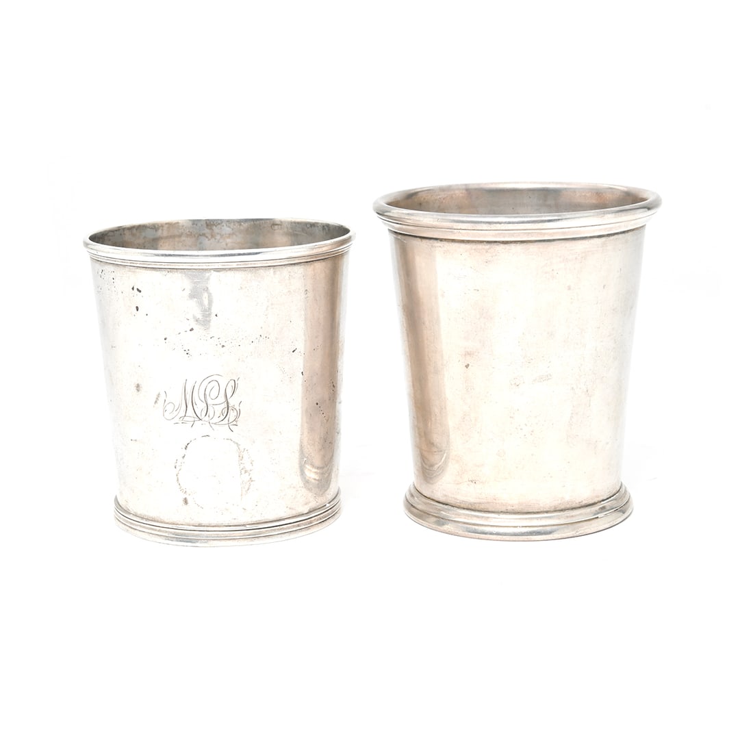 Two 19th Century American Silver Julep Cups Incl Krider (1 of 3)